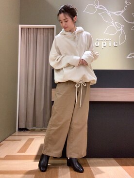 marinaさん（レディース・158cm）の冬コーディネート