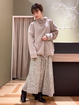 marinaさん（レディース・158cm）の冬コーディネート