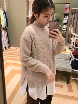 marinaさん（レディース・158cm）の冬コーディネート