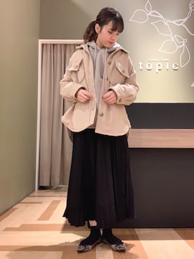 marinaさん（レディース・158cm）の冬コーディネート