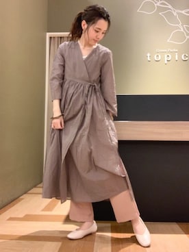 「カシュクール」｜「アイテム（その他）」を使った、marinaさん（レディース・158cm）の春コーディネート