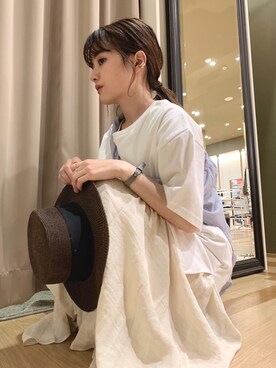 marinaさん（レディース・158cm）の夏コーディネート