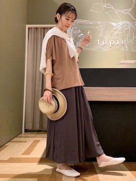 marinaさん（レディース・158cm）の夏コーディネート