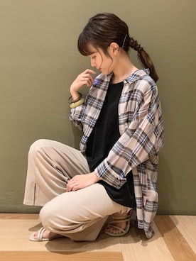 marinaさん（レディース・158cm）の夏コーディネート