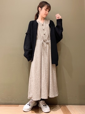 「秋のマイ旬スタイル」｜「アイテム（その他）」を使った、marinaさん（レディース・158cm）の秋コーディネート