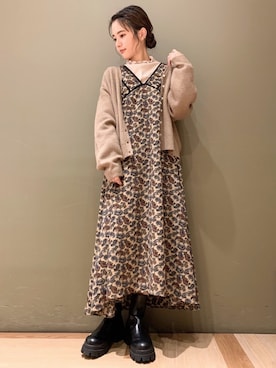 「秋のマイ旬スタイル」｜「アイテム（その他）」を使った、marinaさん（レディース・158cm）の秋コーディネート