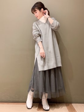 「秋のマイ旬スタイル」｜「アイテム（その他）」を使った、marinaさん（レディース・158cm）の秋コーディネート