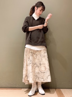 「秋のマイ旬スタイル」｜「アイテム（その他）」を使った、marinaさん（レディース・158cm）の秋コーディネート