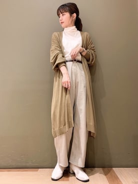 「秋のマイ旬スタイル」｜「アイテム（その他）」を使った、marinaさん（レディース・158cm）の秋コーディネート