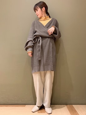 「カシュクール」｜「アイテム（その他）」を使った、marinaさん（レディース・158cm）の秋コーディネート