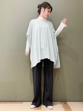 「春めきシューズ」｜「アイテム（その他）」を使った、marinaさん（レディース・158cm）の春コーディネート