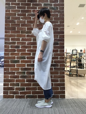 「オリエンタルトラフィック」｜「アイテム（シャツワンピース）」を使った、hiratsuka-laさん（レディース・160cm）の春コーディネート