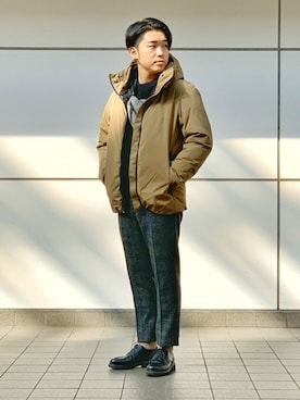 「Paraboot」｜「アイテム（ジャケット/アウター）」を使った、hori kooさん（メンズ・173cm）の秋コーディネート