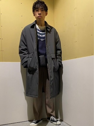 SHIPS（シップス）の「SHIPS: HEATEAS(R) 中綿 ステンカラー コート