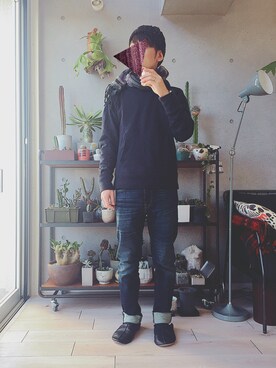 「チビ男子」｜Ｋさん（メンズ・167cm）の冬コーディネート