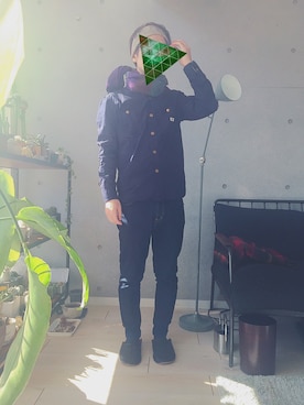 「NUMERALS（ヌメラルズ）のアイテム（デニムパンツ）」を使った、Ｋさん（メンズ・167cm）の春コーディネート