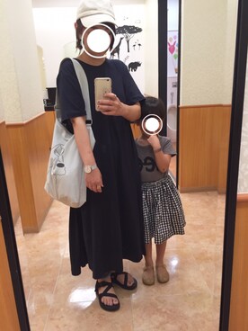 「ムック本」｜「アイテム（ワンピース/ドレス）」を使った、∗kayo.o.o٭¨̮さん（レディース・155cm）の夏コーディネート