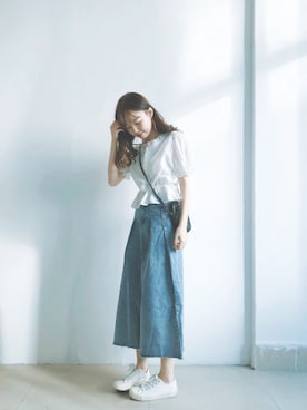 「HERB（ハーブ）のアイテム」を使った、KIMILITUNGさん（レディース・157cm）の夏コーディネート