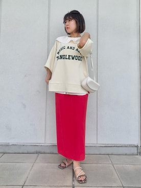 morita_rさん（レディース・160cm）の夏コーディネート