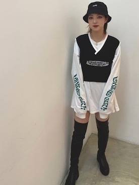 Emiruさん（レディース・165cm）の春コーディネート