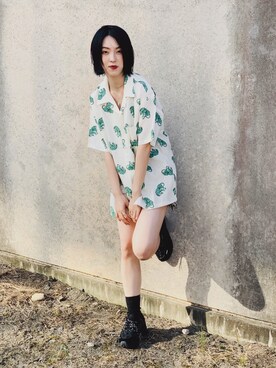 Emiruさん（レディース・165cm）の夏コーディネート