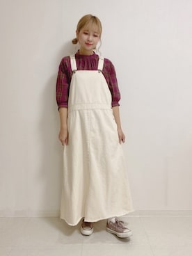 𝙼 𝙸 𝚈 𝚄さん（レディース・158cm）の秋コーディネート