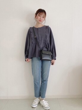 𝙼 𝙸 𝚈 𝚄さん(レディース・158cm)の冬コーディネート