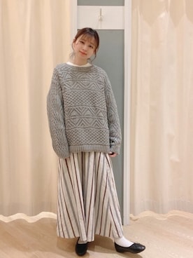 𝙼 𝙸 𝚈 𝚄さん（レディース・158cm）の冬コーディネート