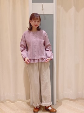 𝙼 𝙸 𝚈 𝚄さん(レディース・158cm)の春コーディネート