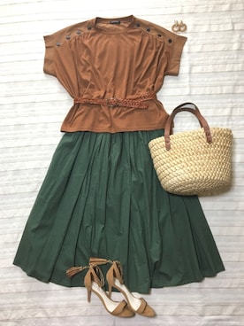 +K*さん（レディース・153cm）の夏コーディネート