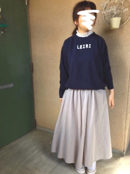 K Wegoの付け襟を使ったコーディネート Wear