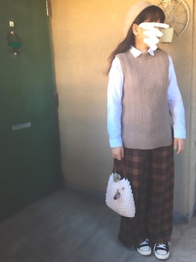 +K*さん（レディース・153cm）の秋コーディネート