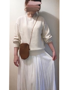 「Chica（チカ）のアイテム」を使った、+K*さん（レディース・153cm）の春コーディネート