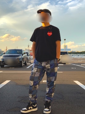 「WORLD WIDE FAMOUS（ワールドワイドフェイマス）のアイテム」を使った、DaiSNEAKさん（メンズ・172cm）の秋コーディネート