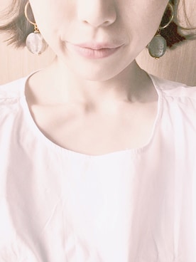 「アイテム（ピアス（両耳用））」を使った、coさん（レディース・154cm・30代）の秋コーディネート