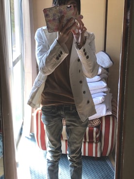 「Sweet Camel（スウィートキャメル）のアイテム」を使った、甘ちゃんさん（レディース・156cm）の春コーディネート