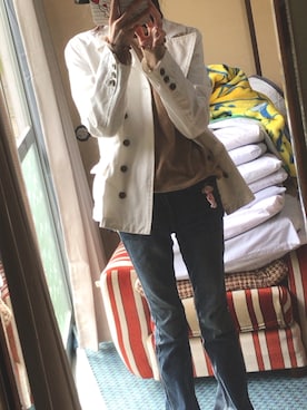 「Sweet Camel（スウィートキャメル）のアイテム」を使った、甘ちゃんさん（レディース・156cm）の春コーディネート