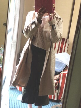 「Sweet Camel（スウィートキャメル）のアイテム」を使った、甘ちゃんさん（レディース・156cm）の春コーディネート