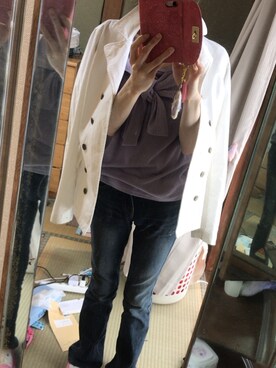 「Sweet Camel（スウィートキャメル）のアイテム」を使った、甘ちゃんさん（レディース・156cm）の夏コーディネート