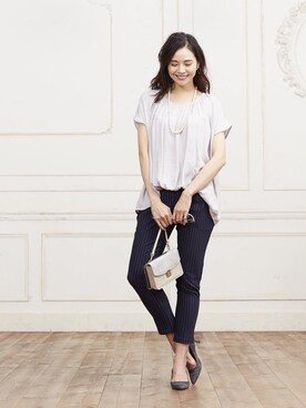 Bou Jeloudさん（レディース・160cm）の春コーディネート