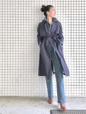 「Bou Jeloud」｜「アイテム（ジャケット/アウター）」を使った、Bou Jeloudさん（レディース・160cm）の春コーディネート