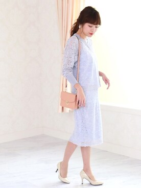 「boujeloud」｜「アイテム（アクセサリー）」を使った、Bou Jeloudさん（レディース・160cm）の春コーディネート