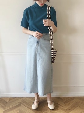 「Bab Bou Jeloud（バブブージュルード）のアイテム」を使った、Bou Jeloudさん（レディース・160cm）の春コーディネート