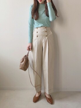 Bou Jeloudさん（レディース・160cm）の春コーディネート