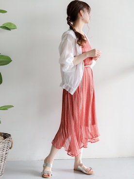 Bou Jeloud Bab ブージュルード バブのワンピース ドレス レッド 赤色系 コーディネート Zozotown