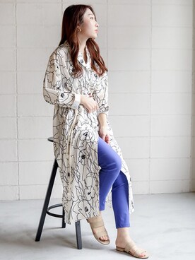 Bou Jeloudさん（レディース・160cm）の春コーディネート