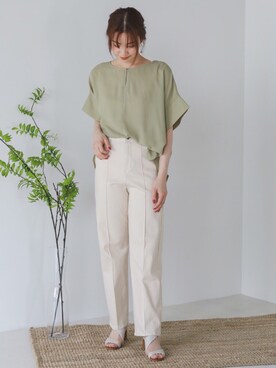 Bou Jeloudさん（レディース・162cm）の夏コーディネート