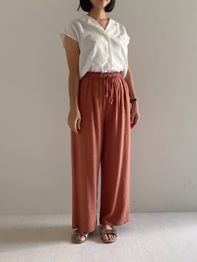 Bou Jeloudさん（レディース・152cm）の夏コーディネート