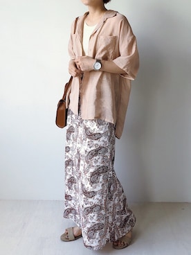 Bou Jeloudさん（レディース・154cm）の夏コーディネート