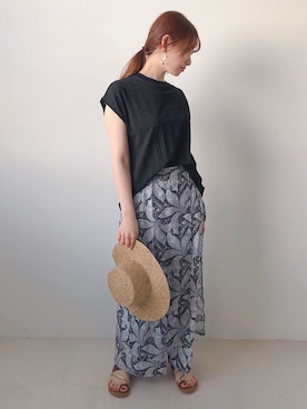Bou Jeloudさん（レディース・162cm）の夏コーディネート